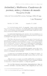 Intimidad y multiverso