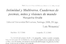 Intimidad y multiverso