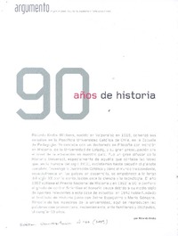 90 años de historia