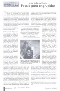 Poesía para engrupidos