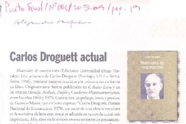 Carlos Droguett actual