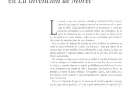 El juego de las perspectivas en La invención de Morel