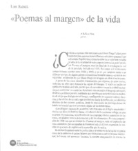 "Poemas al margen" de la vida