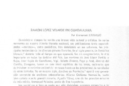 Ramón López Velarde en Guadalajara
