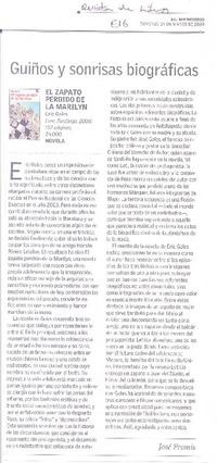 Guiños y sonrisas biográficas