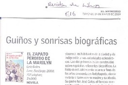 Guiños y sonrisas biográficas