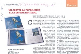 Un Aporte al patrimonio y la cultura regional