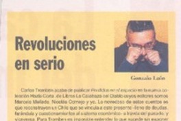 Revoluciones en serio