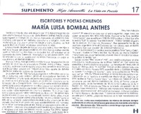 María Luisa Bombal Anthes.