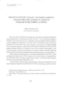 Presentación de Tatuaje de Marina arrate