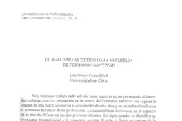 El realismo artístico de La hechizada de Fernando Santiván