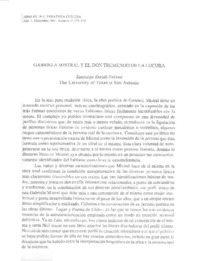 Gabriela Mistral y el tremendo don de la locura