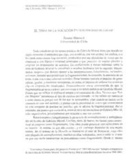 El tema de la vocación en dos poemas de Lagar