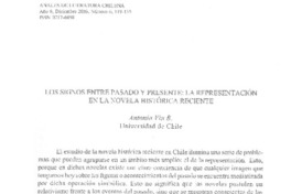 Los signos entre pasado y presente