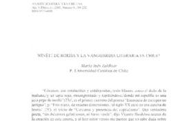 Winnétt de Rokha y la vanguardia literaria en Chile