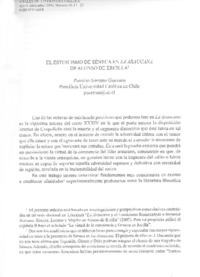El estoicismo de séneca en La Araucana de Alonso de Ercilla