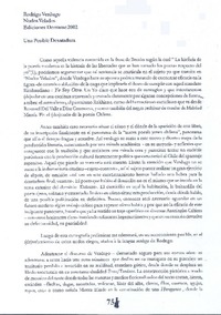 Una posible desatadura