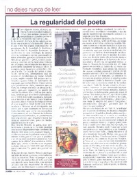 La regularidad del poeta