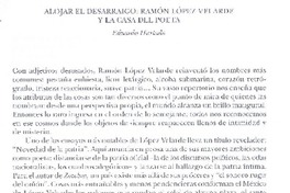 Alojar el desarraigo: Ramón López Velarde y la casa del poeta