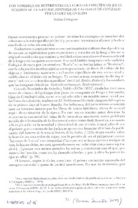 Los nombre de referentes culturales específicos en el Sumario de la natural historia de indias de Gonzalo Fernández de Oviedo