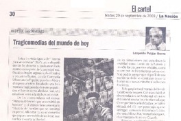 Tragicomedias del mundo de hoy