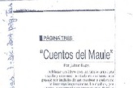 "Cuentos del Maule"
