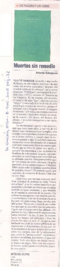 Muertos sin remedio