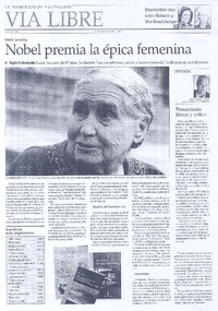 Nobel premia la épica femenina