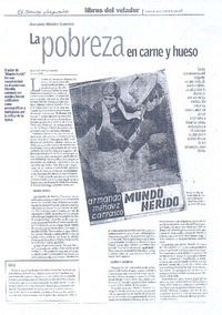 La pobreza en carne y hueso