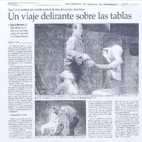 Un viaje delirante sobre las tablas