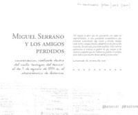 Miguel Serrano y los amigos poerdidos (entrevista)