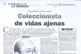 Coleccionista de vidas ajenas