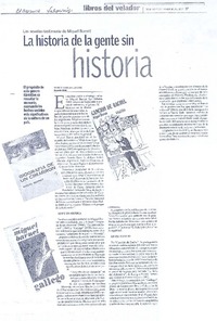 La historia de la gente sin historia