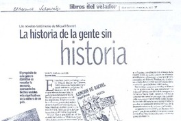 La historia de la gente sin historia