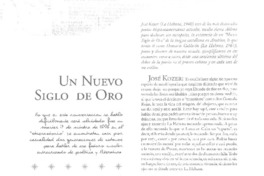 Un nuevo siglo de oro (entrevista)