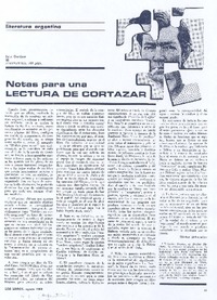 Notas para una lectura de Cortázar