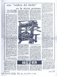 Una "caldera del diablo" en la sierra peruana