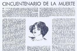 Cincuentenario de la muerte de Delmira Agustini