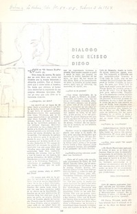 Dialogo con Eliseo Diego
