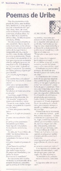 Poemas de Uribe