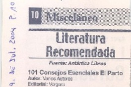 101 consejos esenciales El Parto