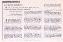 Los tintos silenciosos