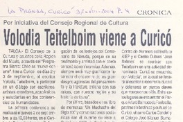 Volodia Teitelboim viene a Curicó