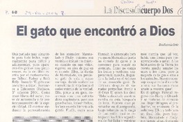 El gato que encontró a Dios