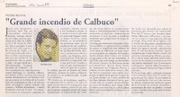 "Grande incendio de Calbuco"