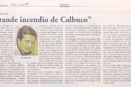 "Grande incendio de Calbuco"