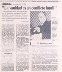 "La vanidad es un conflicto inútil"