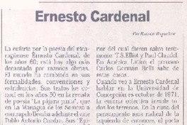 Ernesto Cardenal