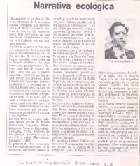 Narrativa ecológica