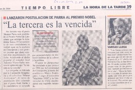 "La tercera es la vencida"